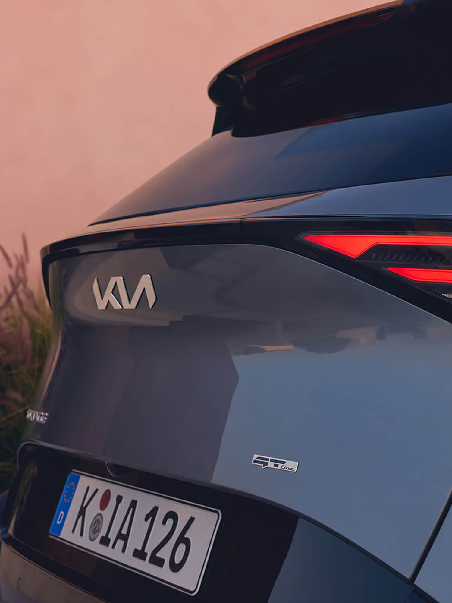 Das Foto zeigt das Auto während des Ladevorgangs