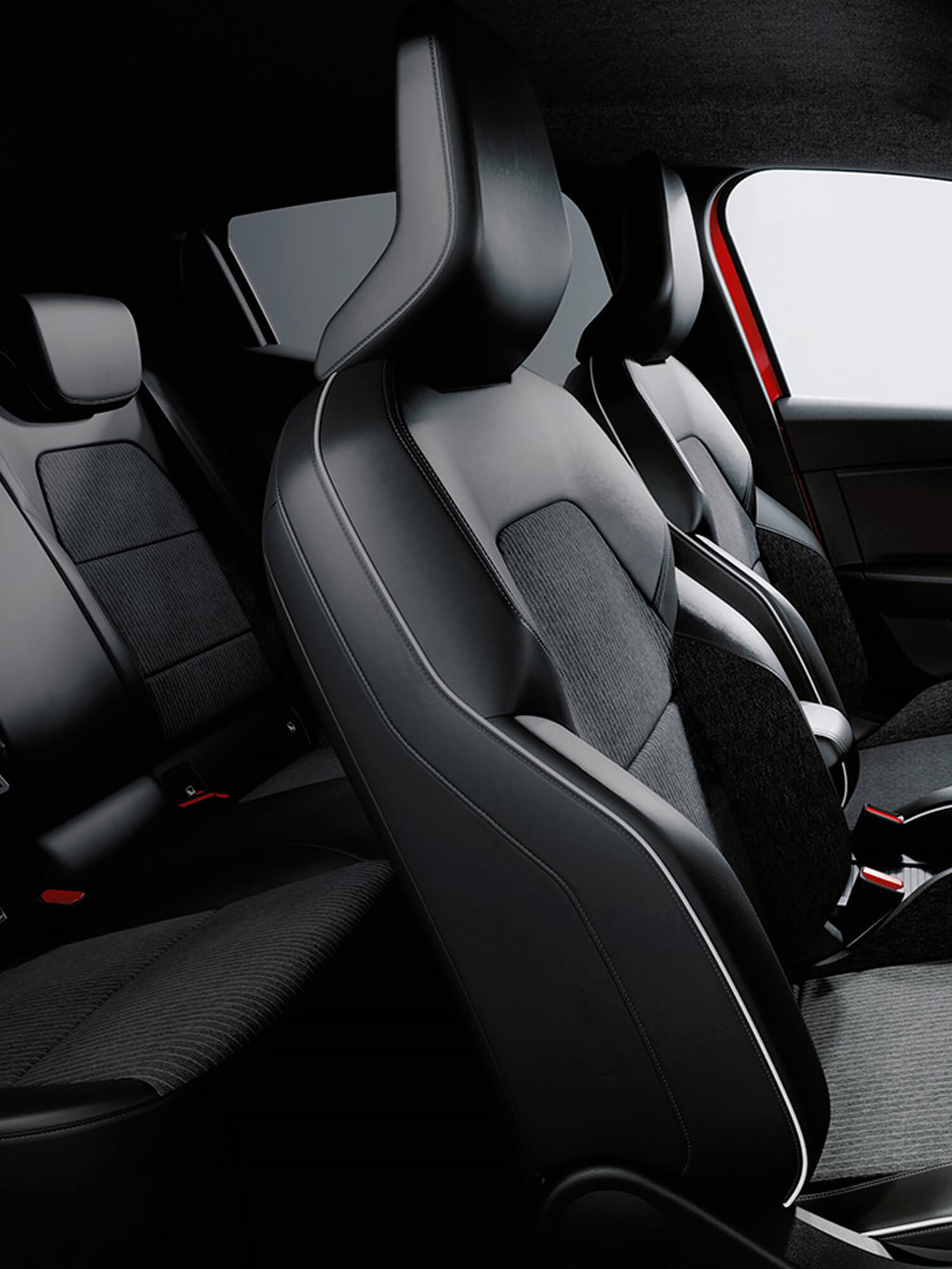 Das Bild zeigt den Innenraum des Mitsubishi Colt