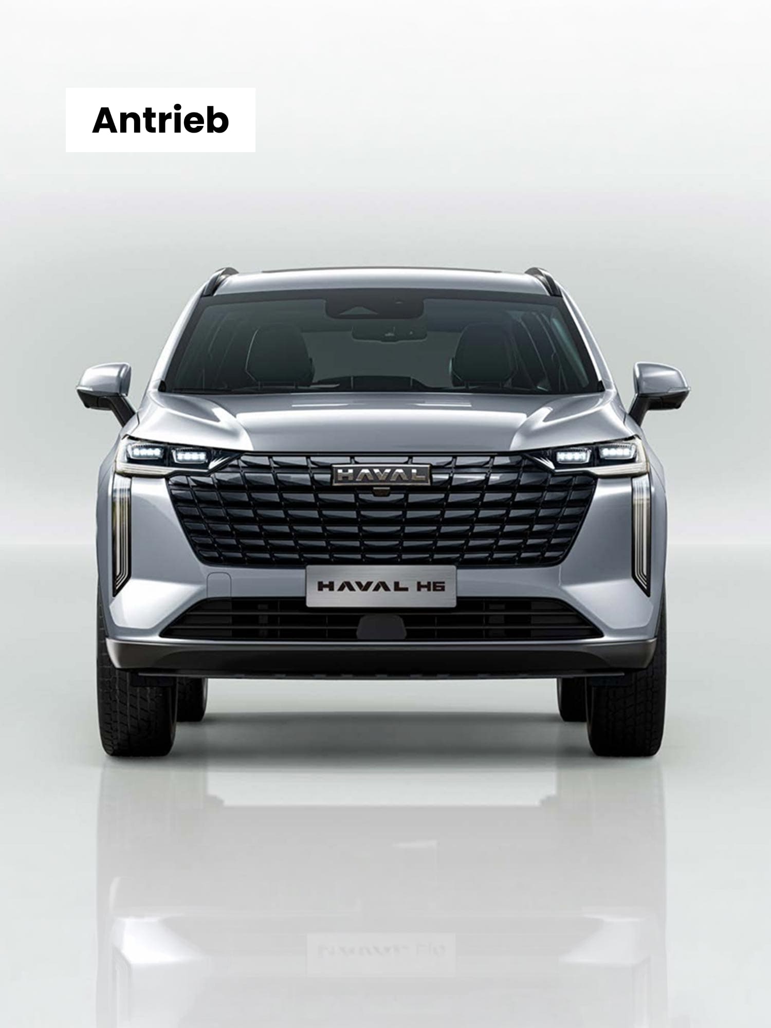 Das Bild zeigt den Antrieb von GWM haval 6