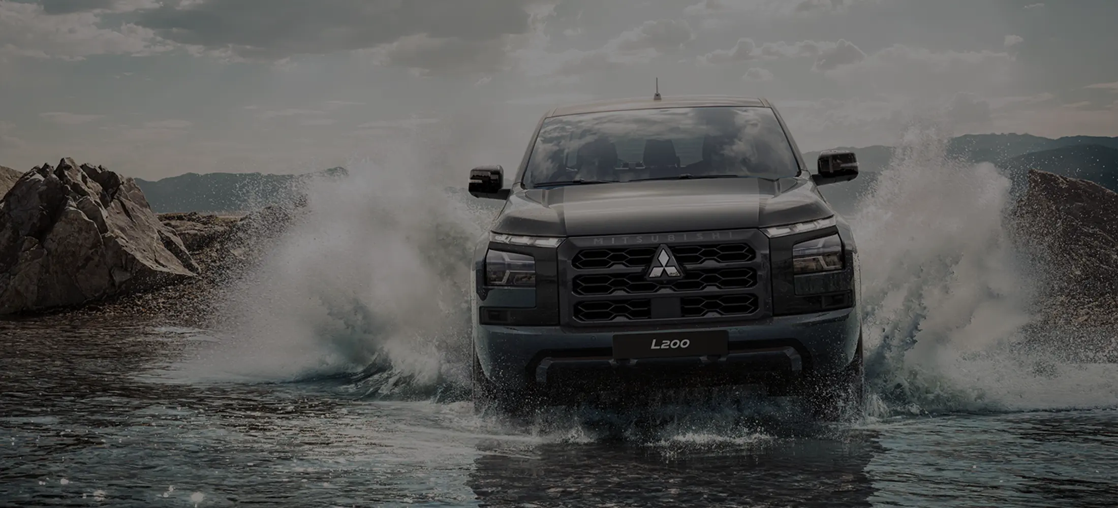 Der neue Mitsubishi L200 in dynamischer Ansicht