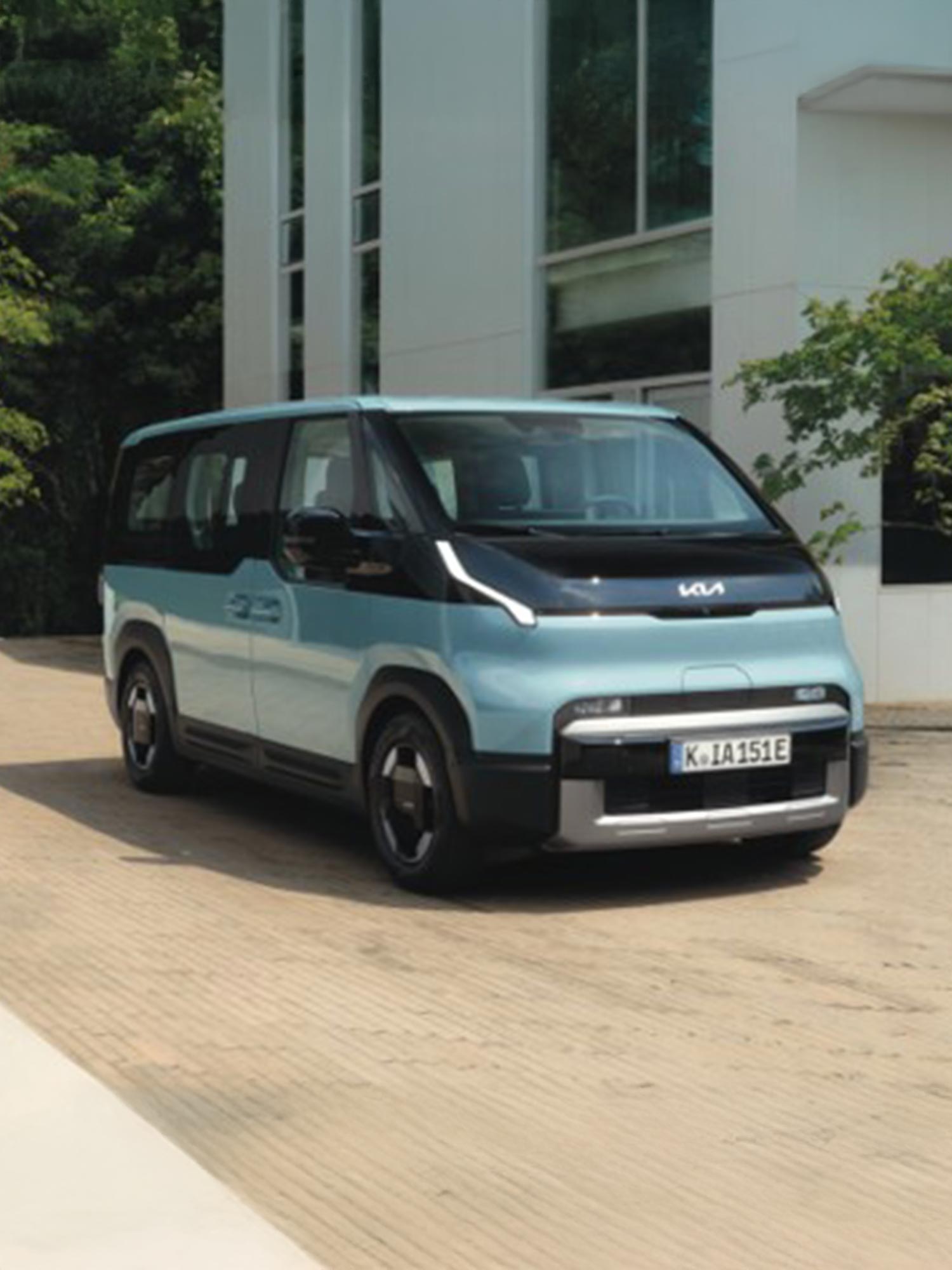 Das Foto zeigt den Kia PV5